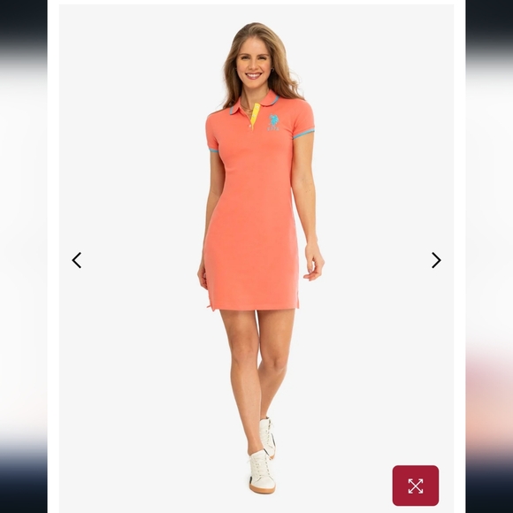EUC US POLO ASSN POLO DRESS SZ M - Picture 1 of 4